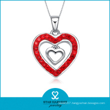 Hot Selling Red 925 Sterling Silver Pendant Hot Selling (N-0157)